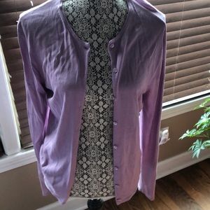 Lavender cardigan